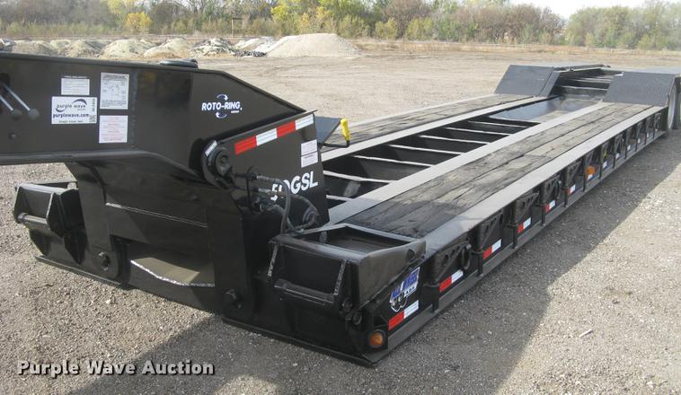 image for item DC2455 2000 Eager Beaver 50GSL RGN lowboy equipment trailer