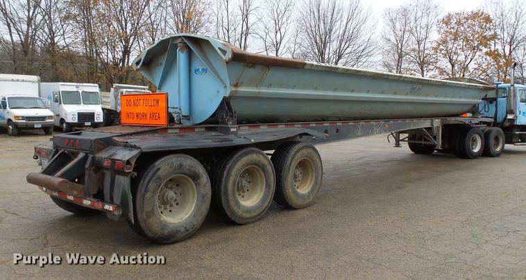 image for item DC8245 1999 Smith Co SC3000 side dump trailer