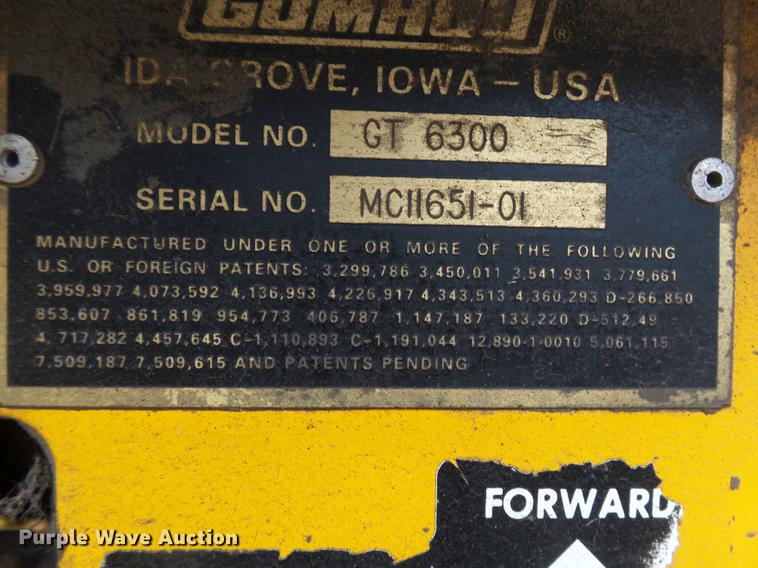 image for item DC8248 1982 Gomaco GT6300 paver