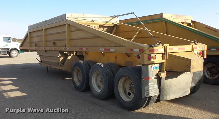 image for item DV9514 1984 Lode-Master CS bottom dump trailer