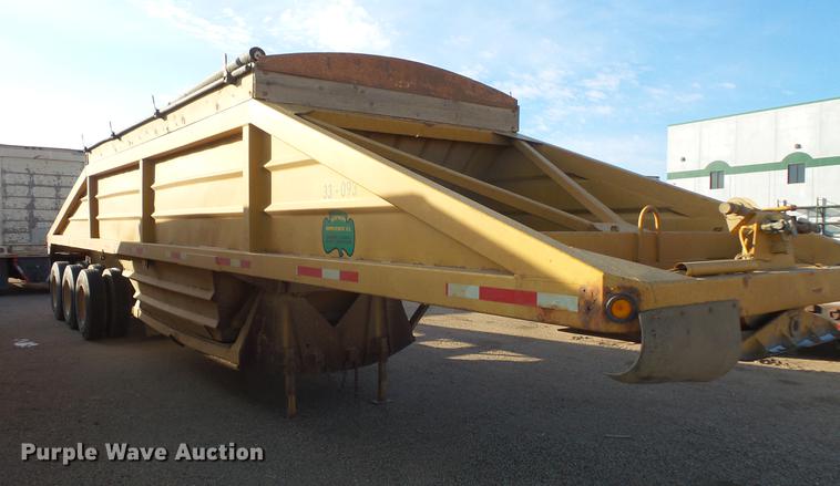image for item DV9514 1984 Lode-Master CS bottom dump trailer