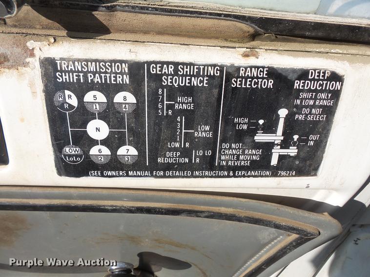 image for item DV9518 1984 GMC Brigadier flatbed truck