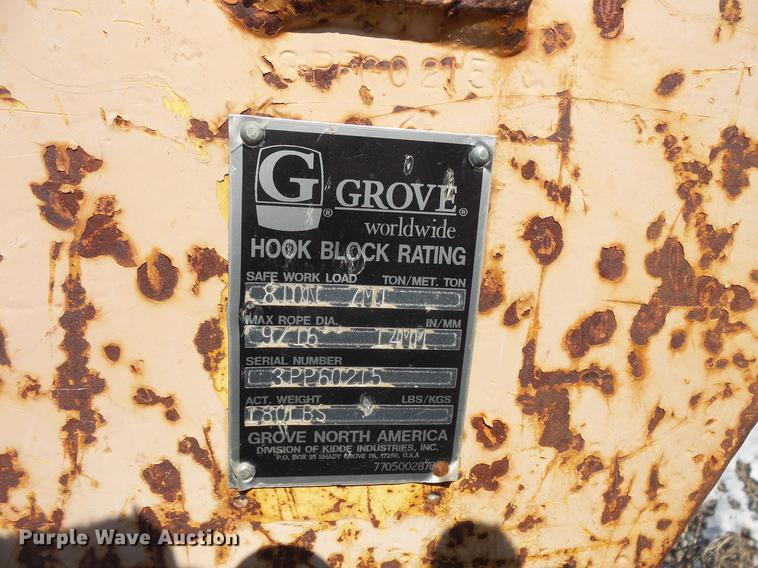 image for item DV9519 1978 Grove RT48MC crane