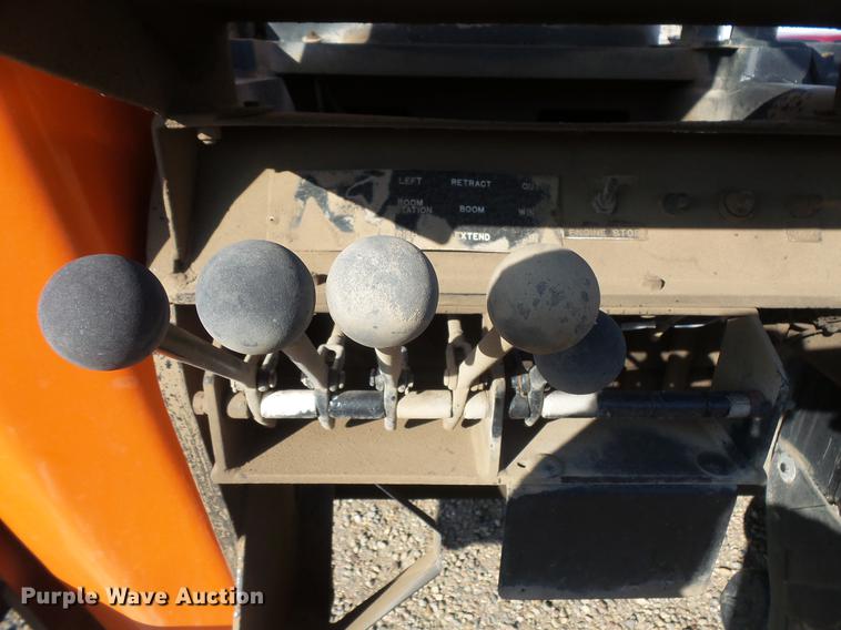 image for item DV9520 1991 Volvo WG flatbed truck with crane