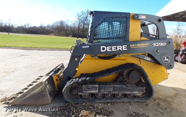 image for item DX9260 2012 John Deere 329D skid steer