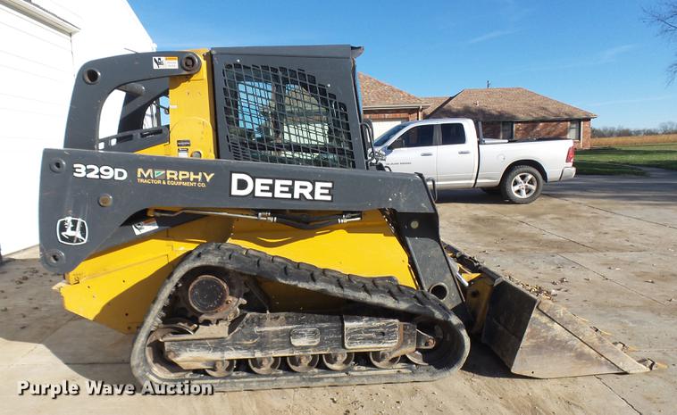 image for item DX9260 2012 John Deere 329D skid steer