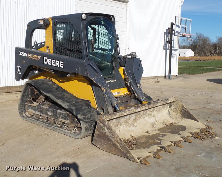 image for item DX9260 2012 John Deere 329D skid steer