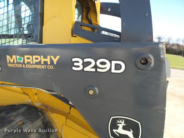image for item DX9260 2012 John Deere 329D skid steer