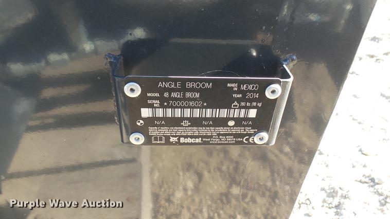 image for item DX9757 2014 Bobcat skid steer broom