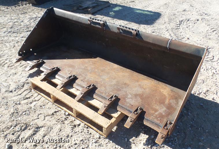 image for item DX9769 Bobcat 80"W low profile skid steer bucket