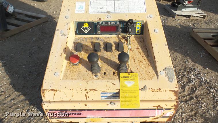 image for item DX9866 Stone Bulldog trench compactor