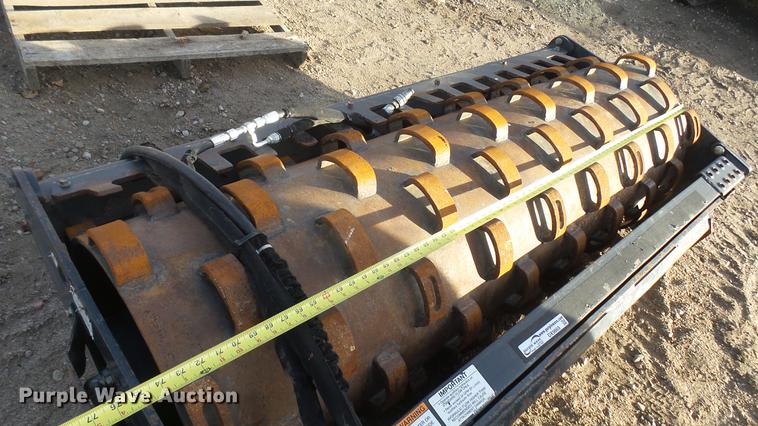 image for item DX9869 Bobcat skid steer compactor