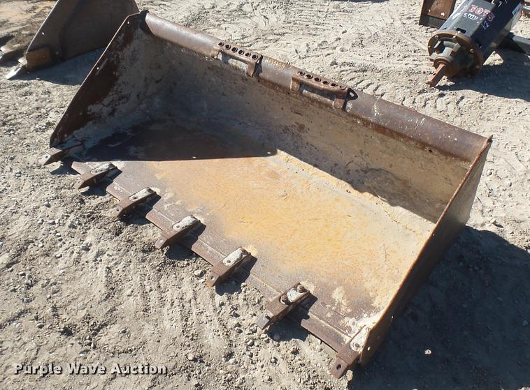 image for item ED9245 68" low profile skid steer bucket