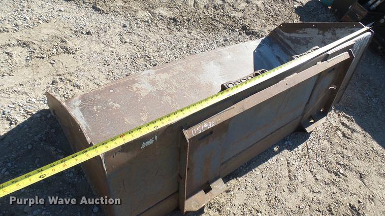image for item ED9246 68"W skid steer bucket