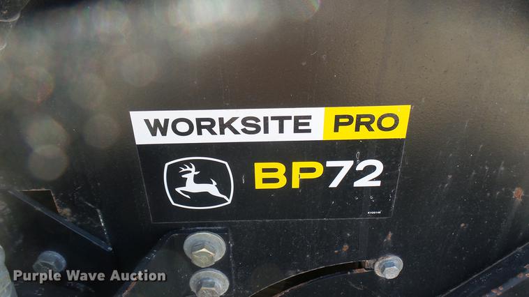 image for item ED9247 John Deere BP72 skid steer broom