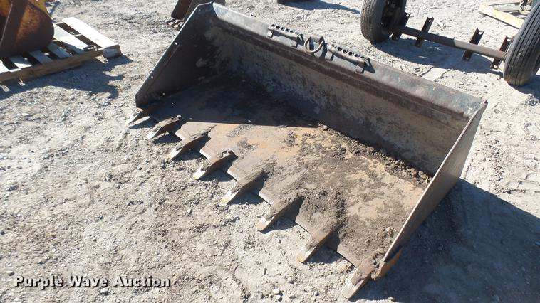 image for item ED9248 74"W skid steer bucket