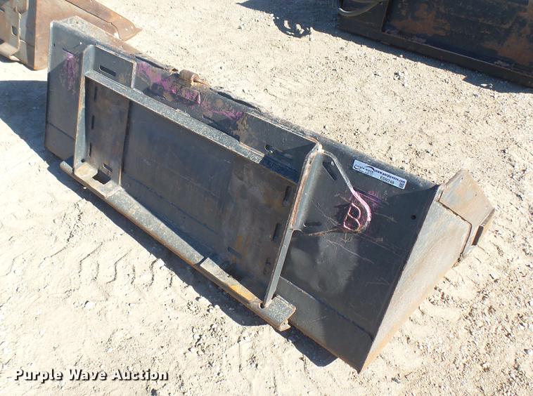 image for item ED9248 74"W skid steer bucket
