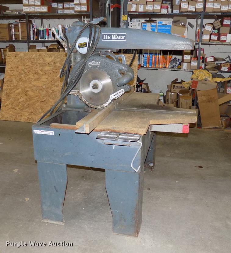 image for item EE9273 Dewalt GE radial arm saw