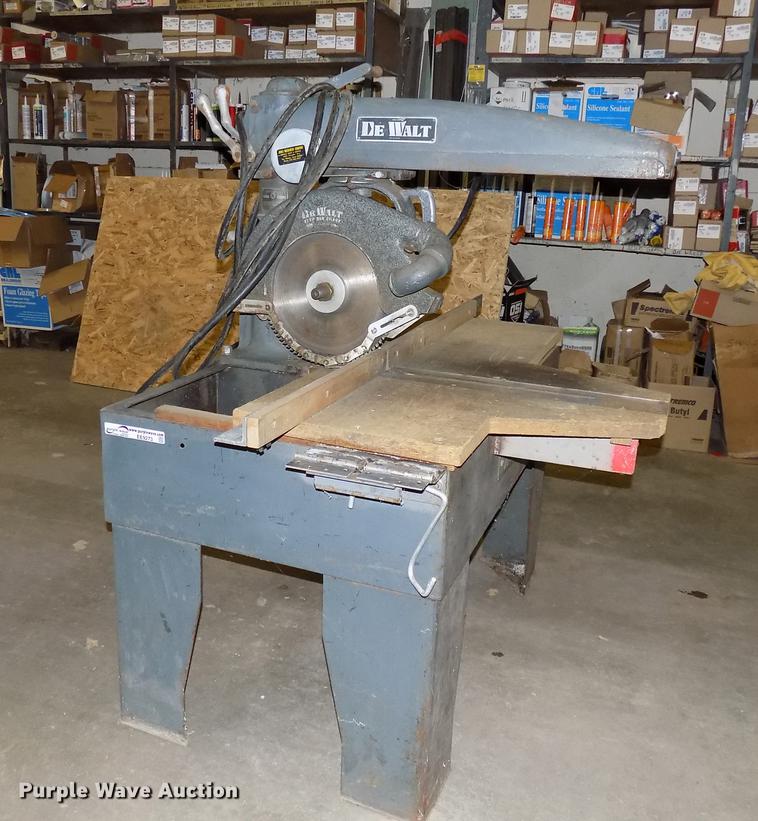 image for item EE9273 Dewalt GE radial arm saw