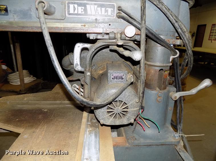 image for item EE9273 Dewalt GE radial arm saw