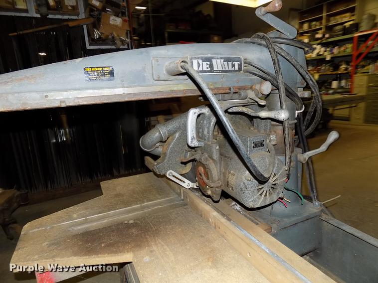 image for item EE9273 Dewalt GE radial arm saw