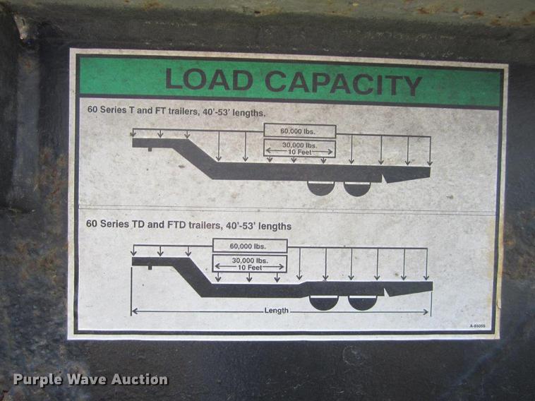 image for item EE9313 1992 Muv-All 4860FTD  double drop deck equipment trailer