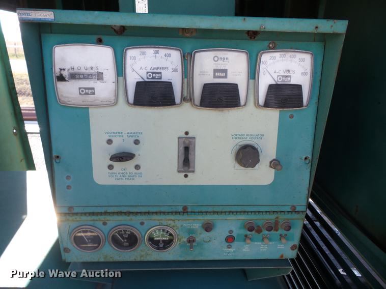 image for item K6319 Onan 250.0DYB-4XT/12776C generator