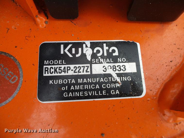 image for item AZ9346 Kubota ZG227 lawn mower