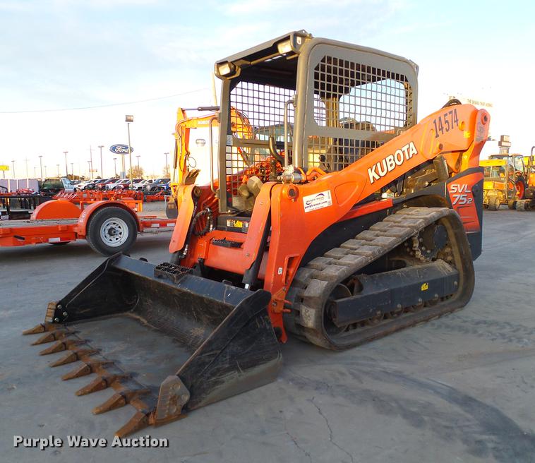 image for item DD1445 2015 Kubota SVL75-2 skid steer