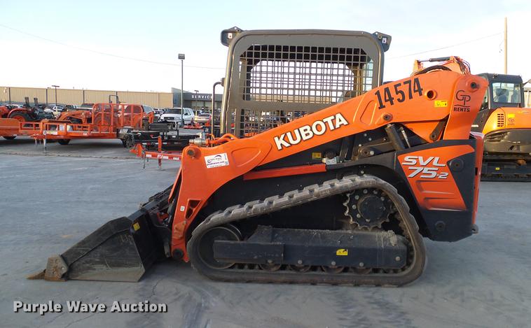 image for item DD1445 2015 Kubota SVL75-2 skid steer