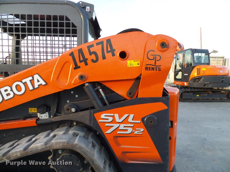 image for item DD1445 2015 Kubota SVL75-2 skid steer