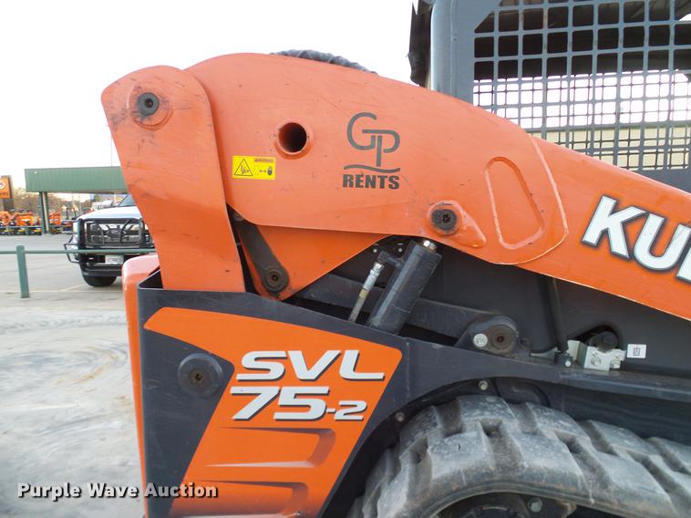 image for item DD1445 2015 Kubota SVL75-2 skid steer