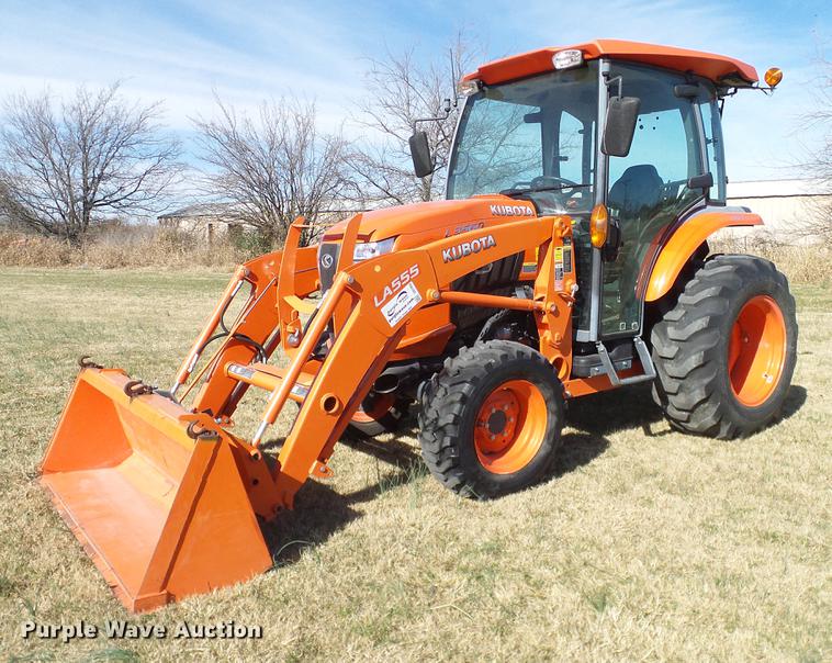 image for item DD1450 2015 Kubota L3560HSTC MFWD tractor