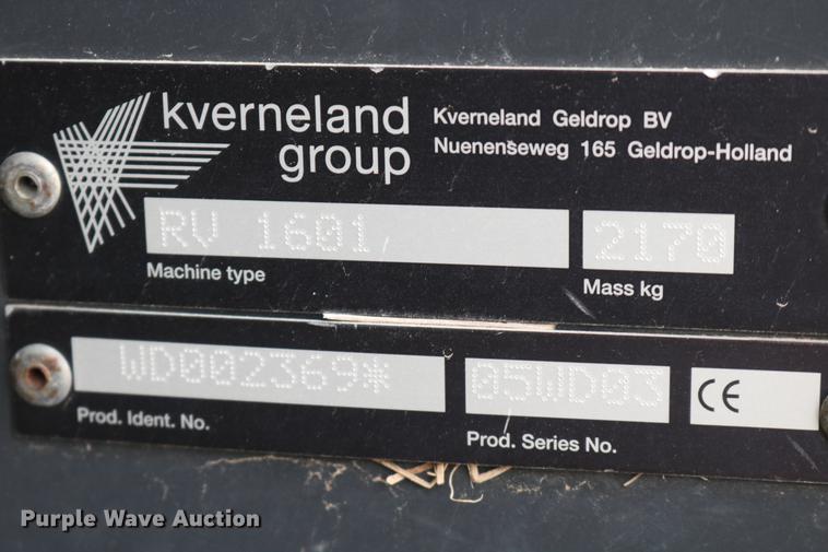 image for item DD1473 Vicon RV1601 Infobale round baler