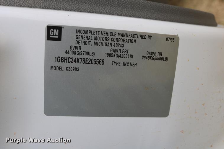 image for item DD1474 2008 Chevrolet Silverado 3500HD utility bed pickup truck