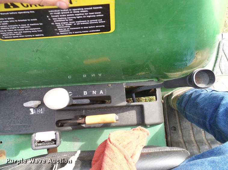 image for item DD1483 1999 John Deere 4500 MFWD tractor