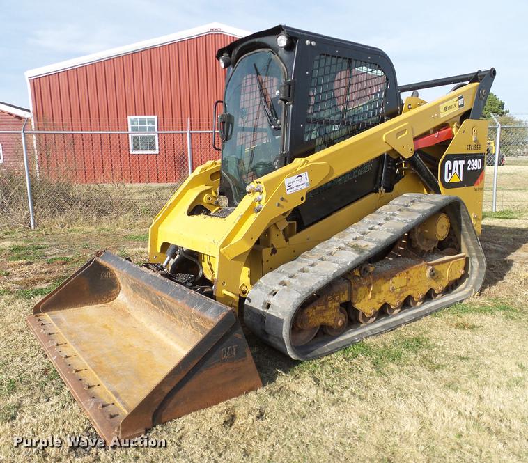 image for item DD1484 2015 Caterpillar 299D skid steer