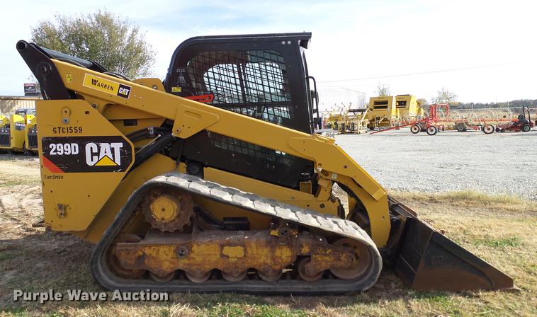 image for item DD1484 2015 Caterpillar 299D skid steer