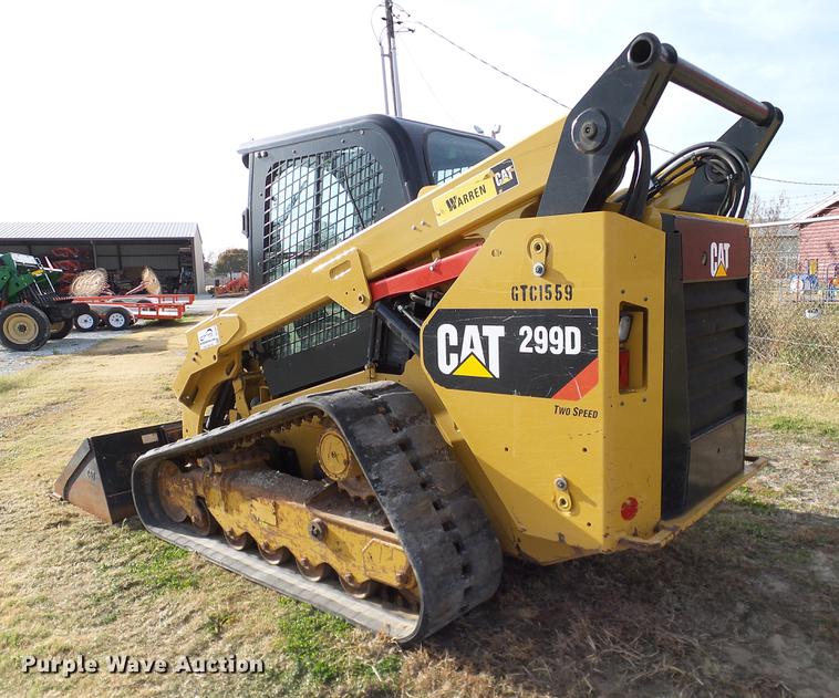image for item DD1484 2015 Caterpillar 299D skid steer