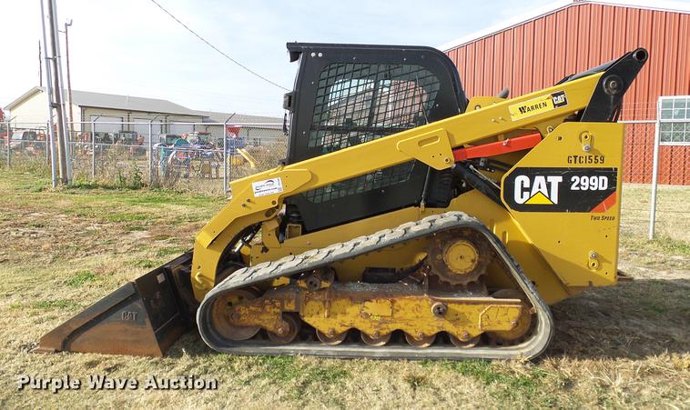image for item DD1484 2015 Caterpillar 299D skid steer