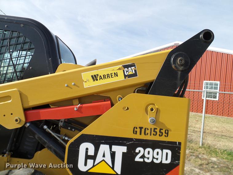 image for item DD1484 2015 Caterpillar 299D skid steer