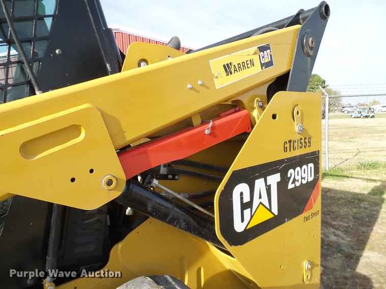 image for item DD1484 2015 Caterpillar 299D skid steer