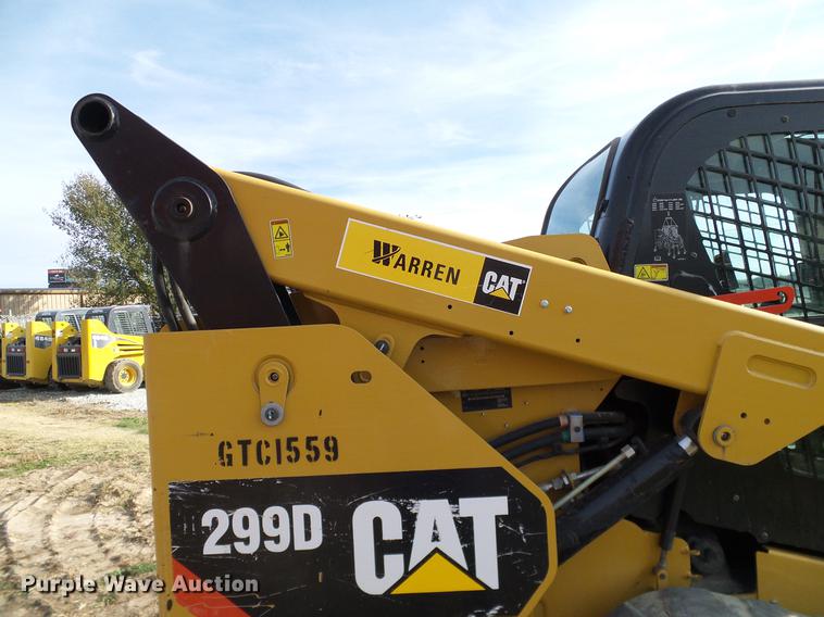 image for item DD1484 2015 Caterpillar 299D skid steer