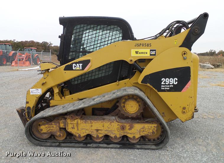 image for item DD1489 2009 Caterpillar 299C skid steer