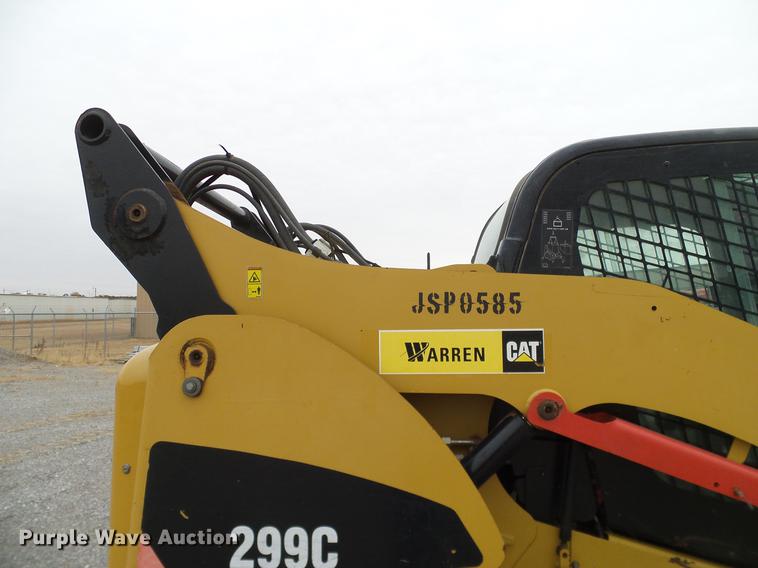 image for item DD1489 2009 Caterpillar 299C skid steer