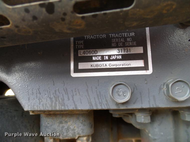image for item DD1493 2015 Kubota L4060HST MFWD tractor