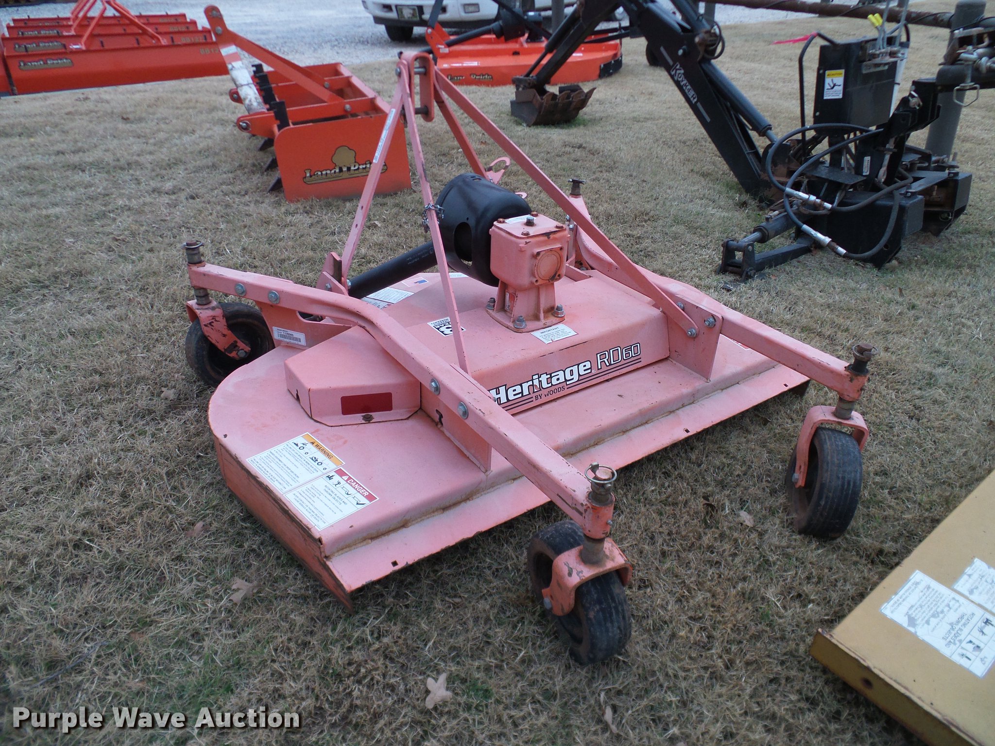 Woods RD60 Heritage finish mower in Edmond, OK Item AZ9351 sold