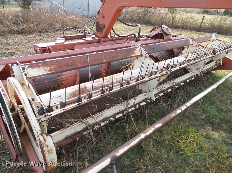 image for item AO9354 Hesston 1014 Hydroswing windrower