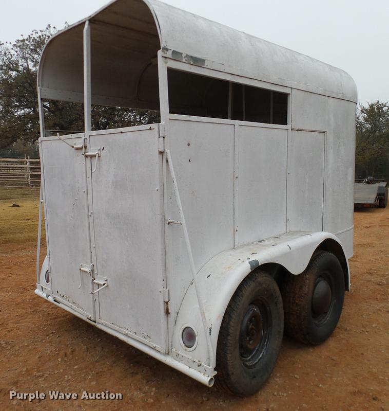 image for item AO9374 Shop built horse trailer