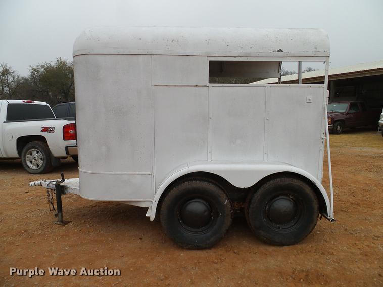 image for item AO9374 Shop built horse trailer